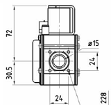 VALVOLA GAS DUNGS 24V